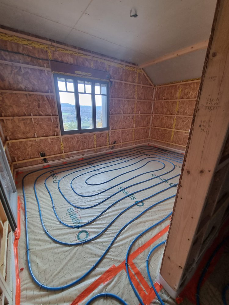 Pose D Un Plancher Chauffant Dans Une Maison De Notre Partenaire Roch Nair J